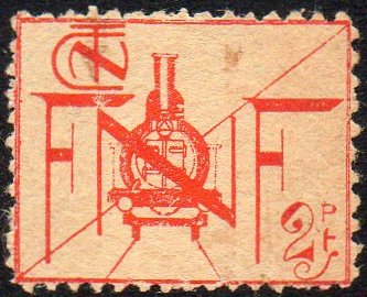 Spain Espana Ferrocarril sindicato trade union stamp Railway